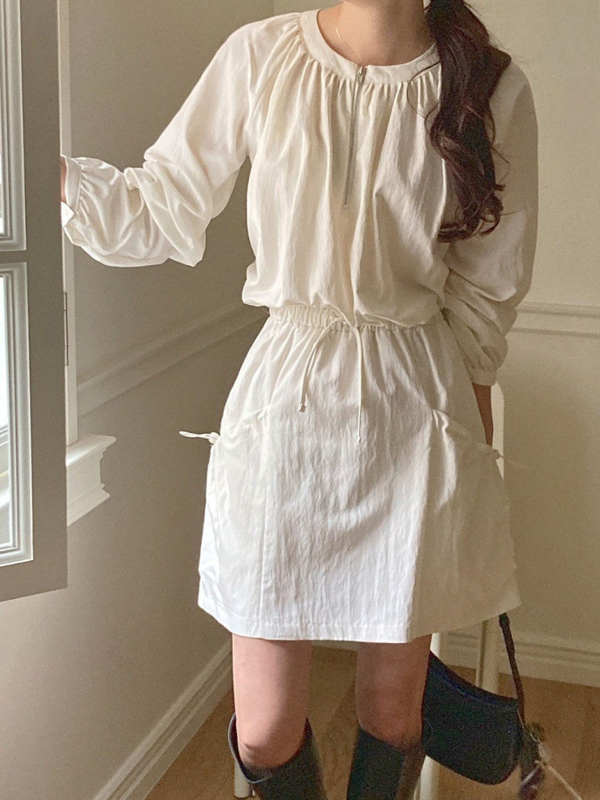 [ Pre-order ] Mine Cargo String Dress