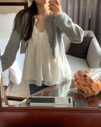 Ribbon Flare Cami Blouse