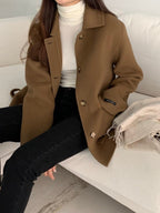 [ Pre-order ] Panna Half Wool Coat