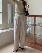 Summer Pin-Tuck Slacks