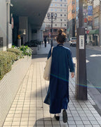 Denim Overfit Maxi Dress