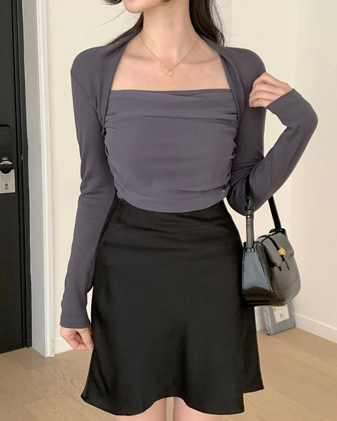 Tulle Bolero Top