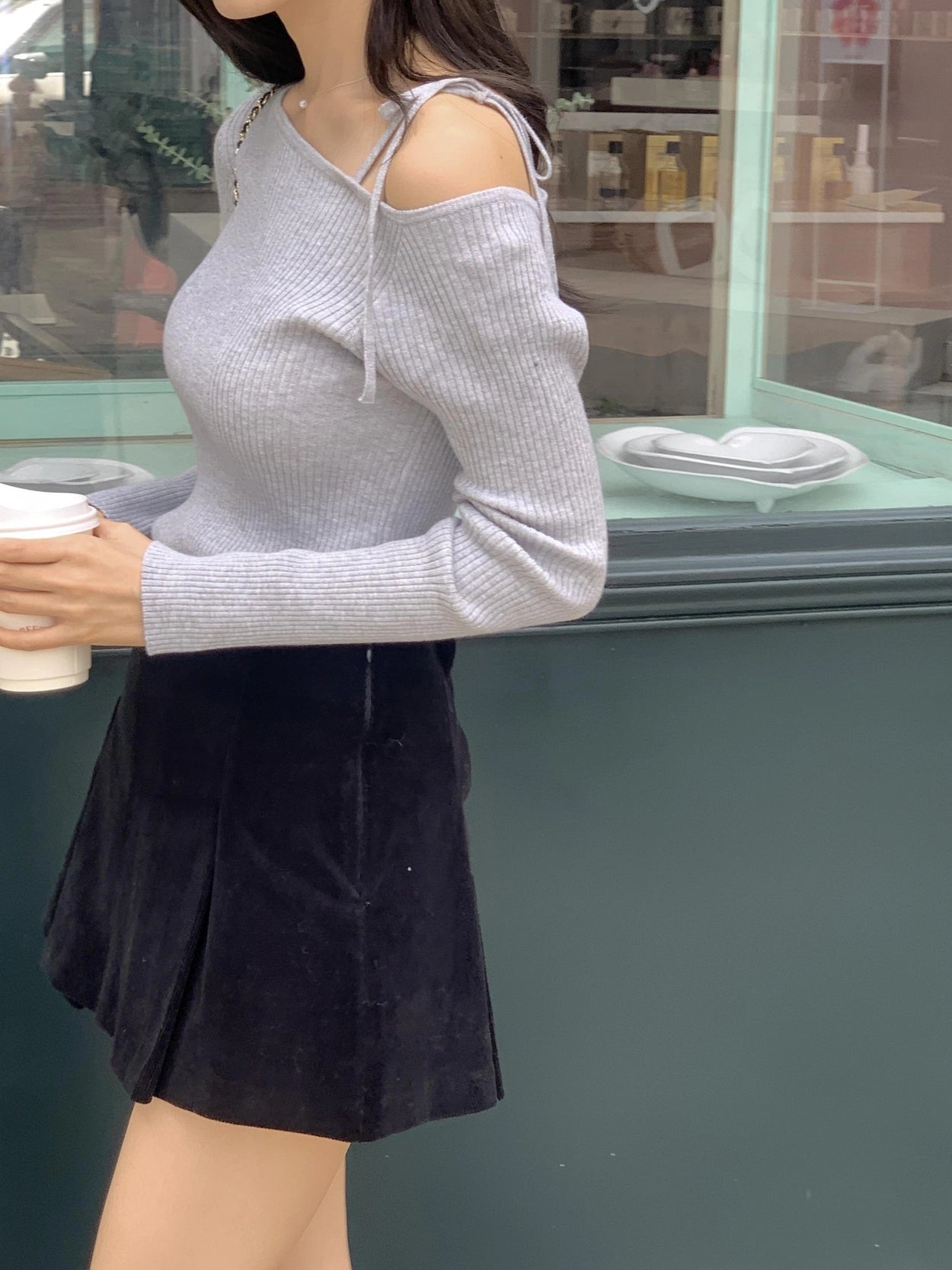 Sandy Ribbon Ribbed Knit