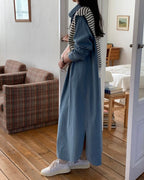 Denim Overfit Maxi Dress
