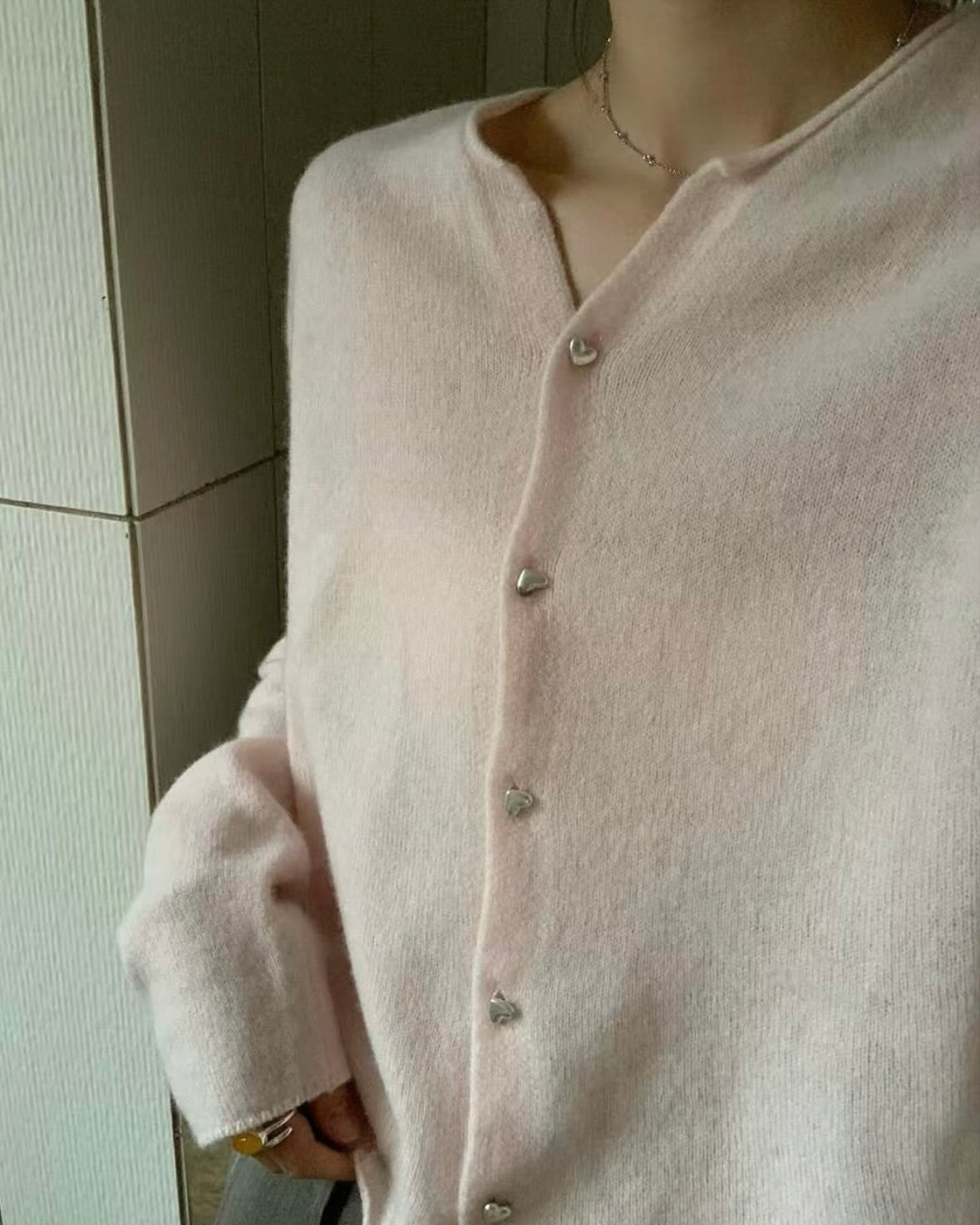 Baby Heart Pure Wool Cardigan