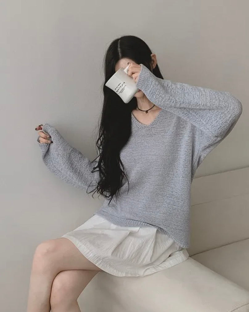 Loose-Fit Strap Knit