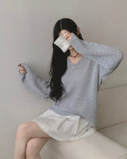 Loose-Fit Strap Knit