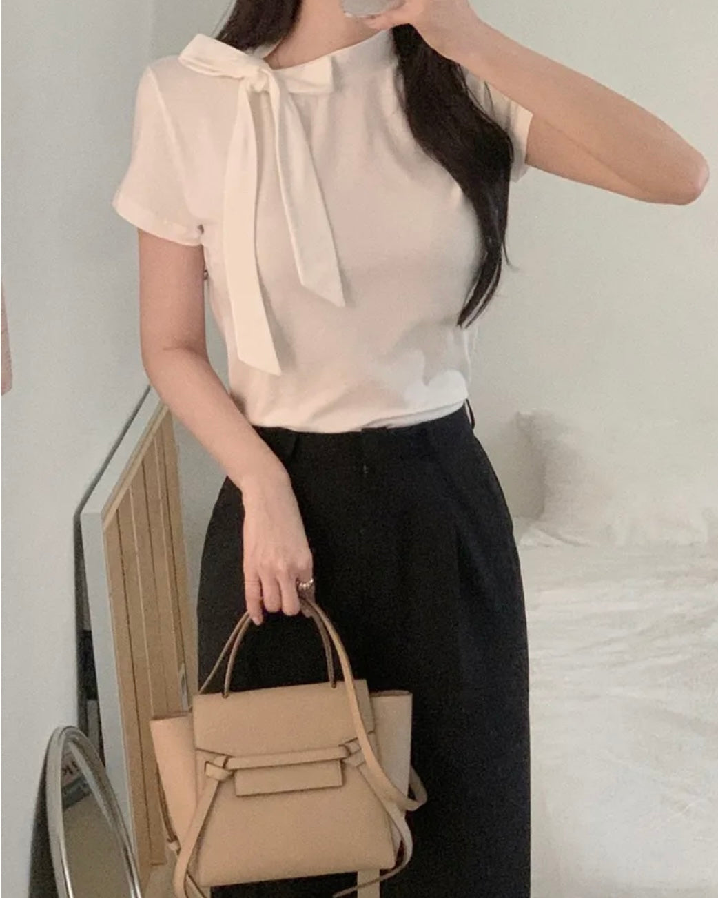 Modal Tie Short-Sleeves