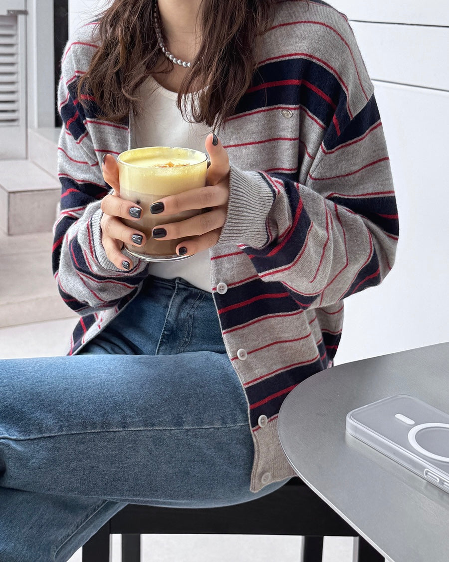 Jaime Striped Cardigan