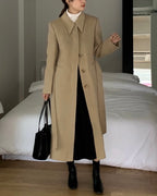 Vin 90% Wool Coat with Padded Vest