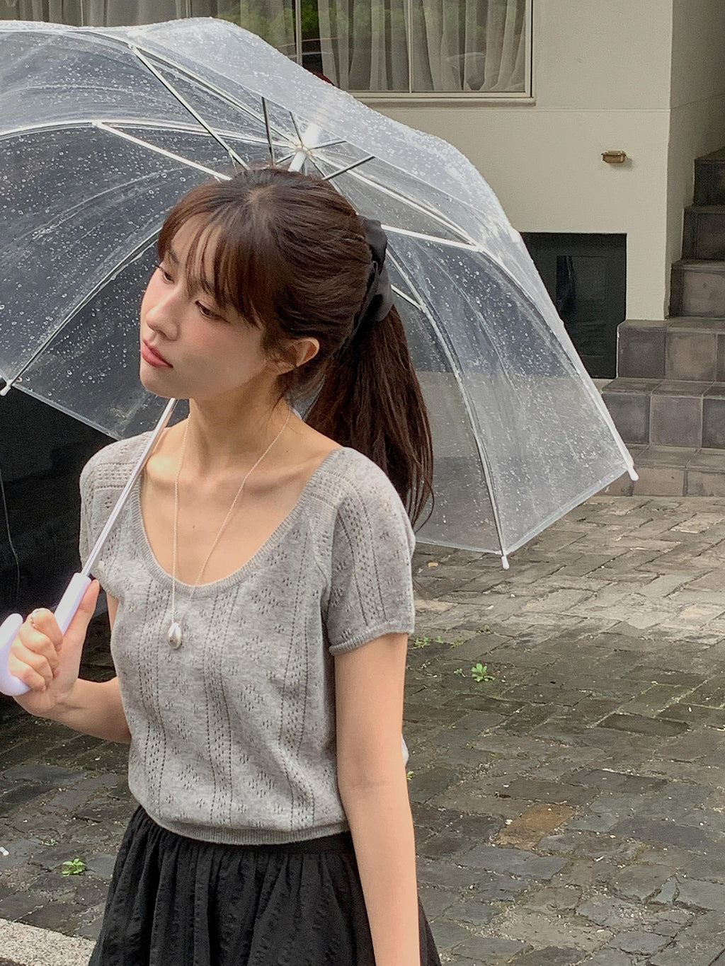 Soda Scoop-Neck Knit