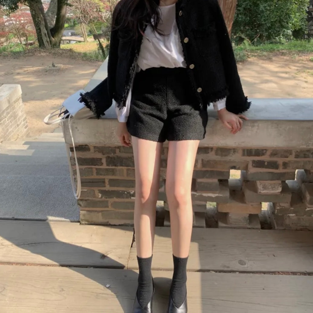 [XS,S] Monica Tweed Shorts