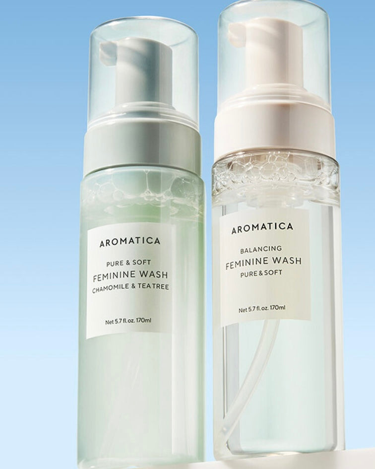[ AROMATICA ] Pure & Soft Feminine Wash / Chamomile & Tea Tree 170mL