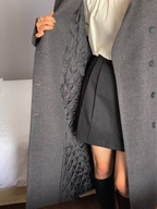 Sage Wool Coat (Quilted Lining)