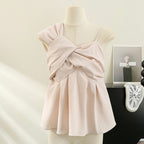 One Shoulder Twist Blouse