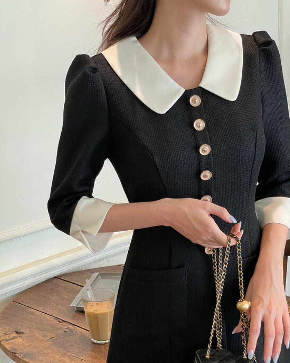 [ Pre-order ] Roar Tweed Dress