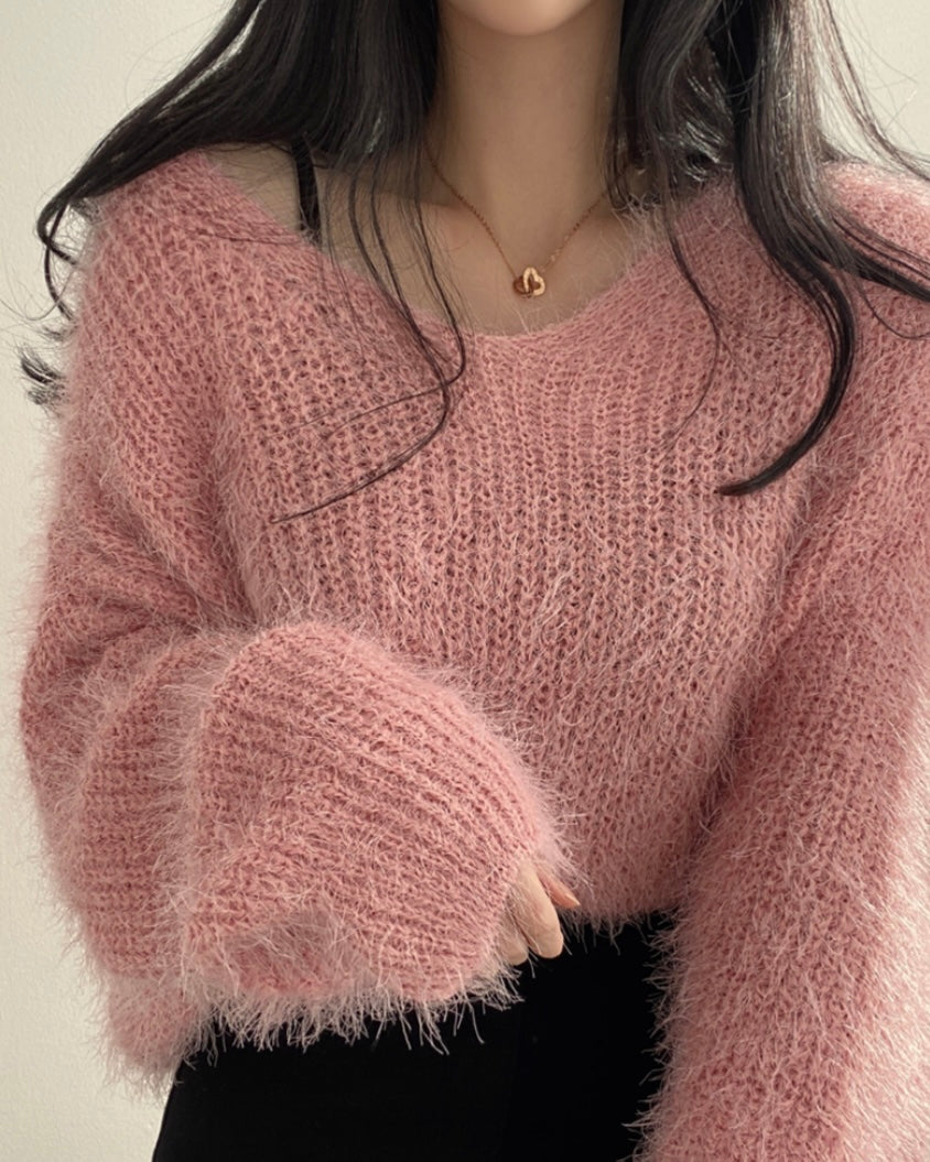 Eva V-Neck Knit Top