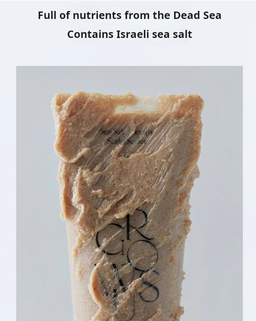 [ growus ] Sea Salt Therapy Scalp Scaler Large Volume 250g