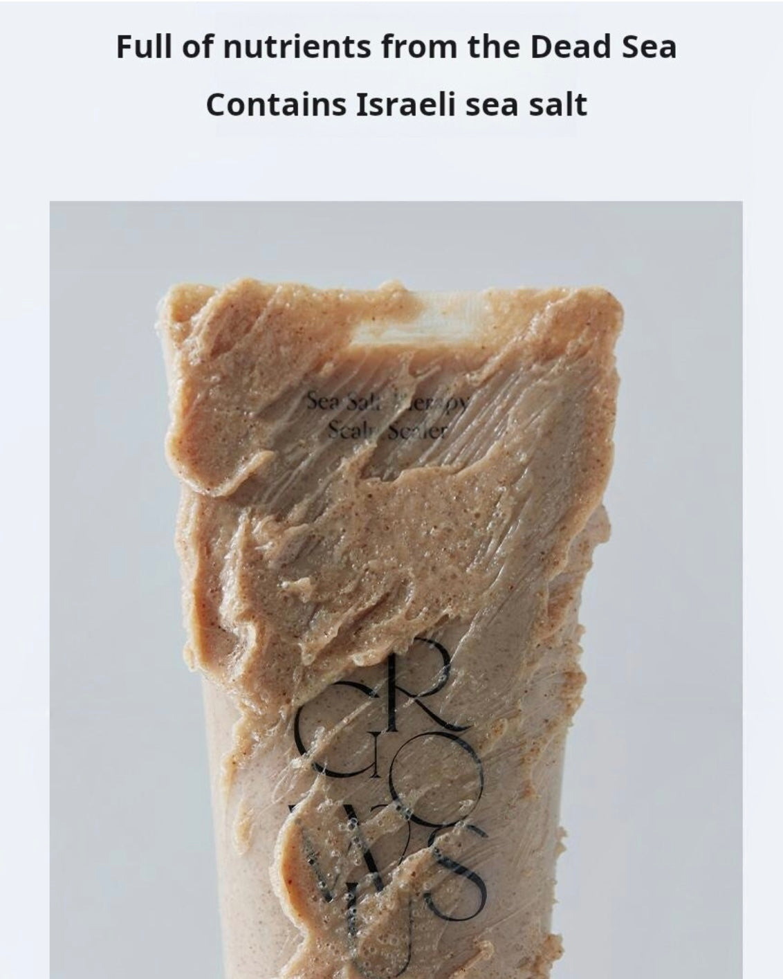 [ growus ] Sea Salt Therapy Scalp Scaler Large Volume 250g