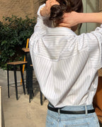 Wrinkle-Free Striped Shirt