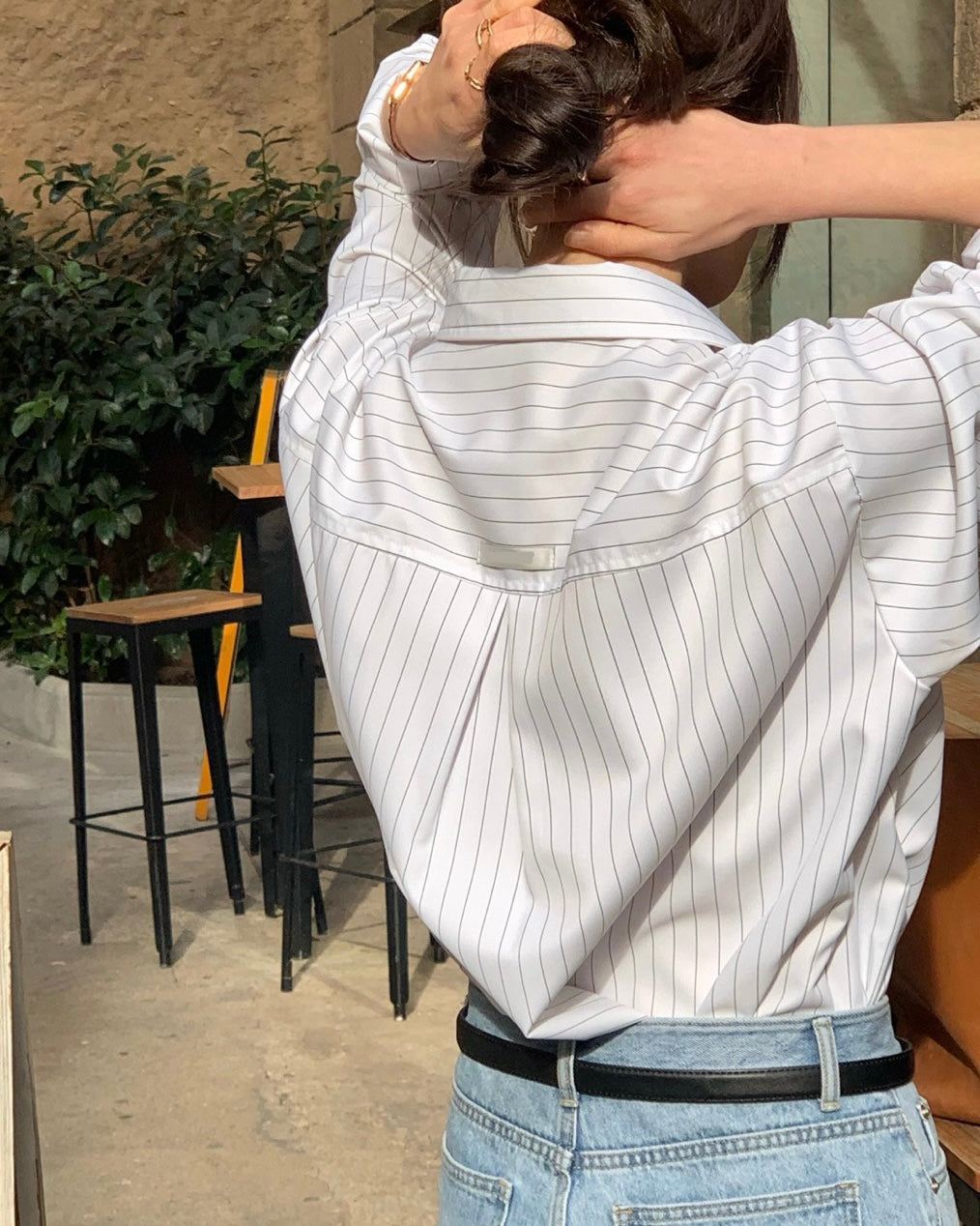 Wrinkle-Free Striped Shirt