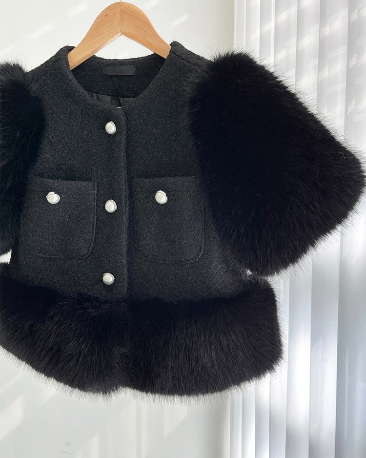 Black Swan Fur Jacket
