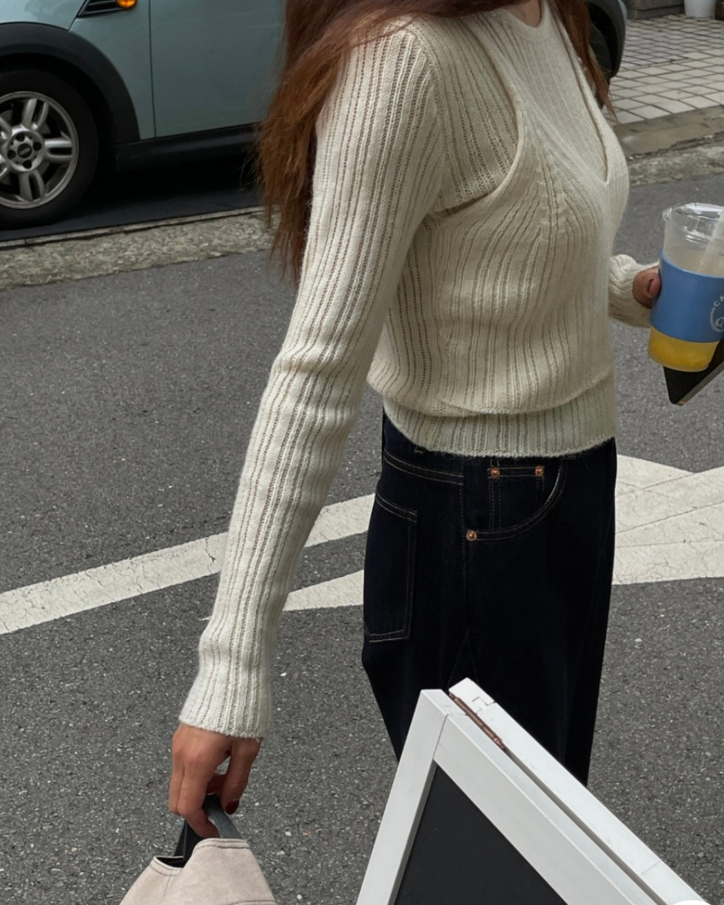 Tony Layered Knit Top