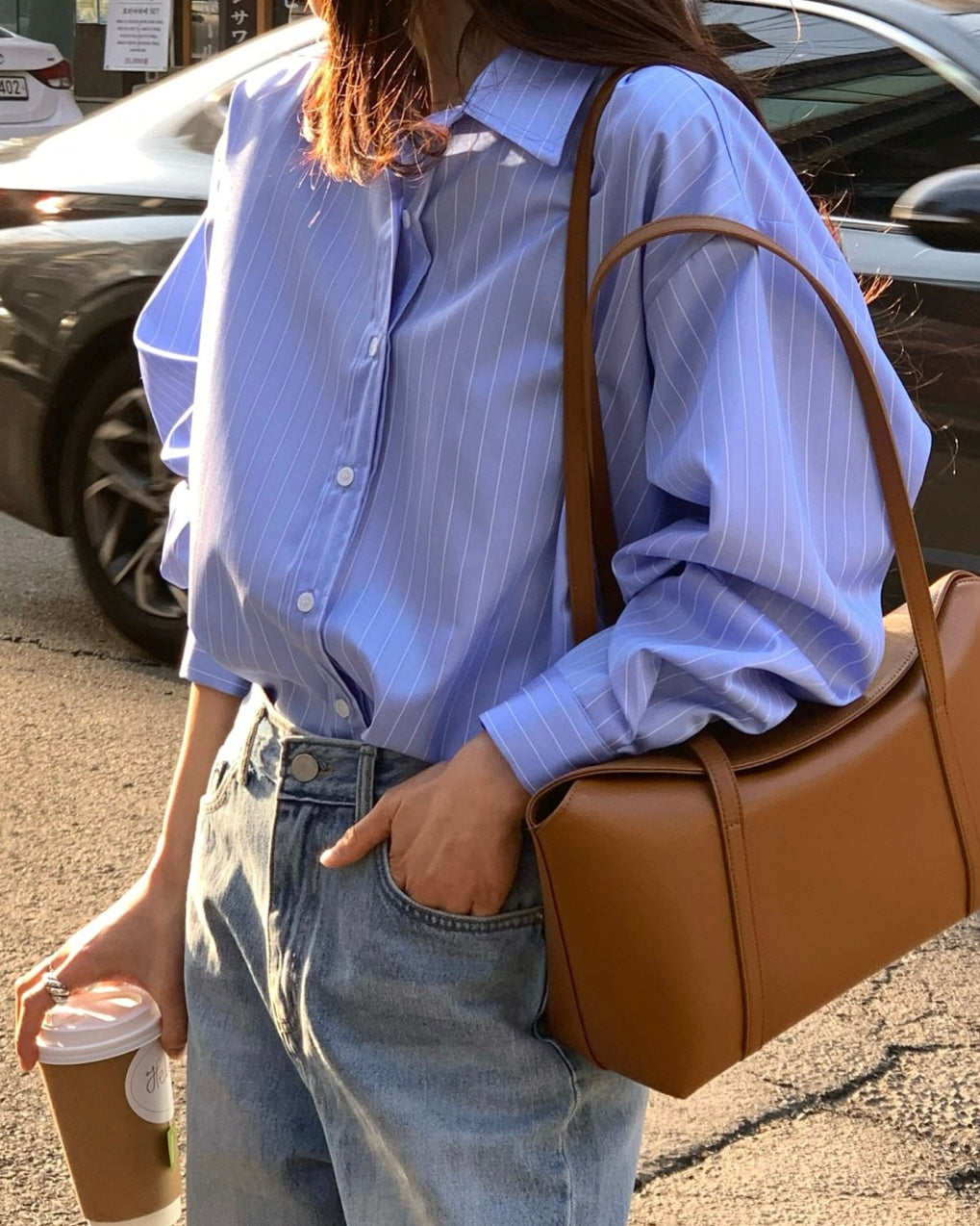 Wrinkle-Free Striped Shirt