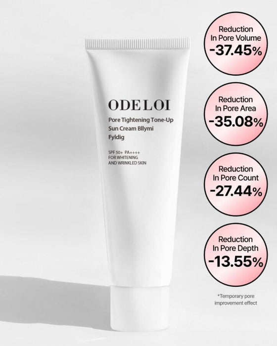 [ ODELOI ] Pore Tightening Tone-Up Sun Cream Bllymi Fyldig 50ml