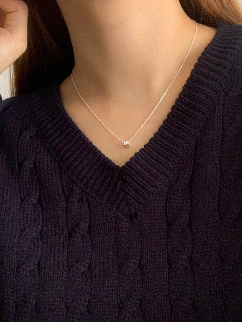 Silver Trio Necklace