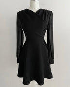 [ Pre-order ] Chiffon Sleeve Wrap Dress