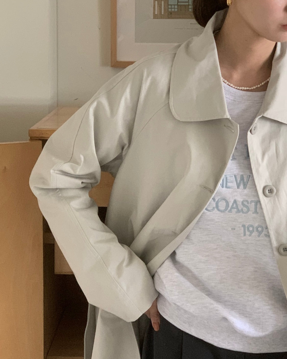 Saint Embroidery Sweatshirt