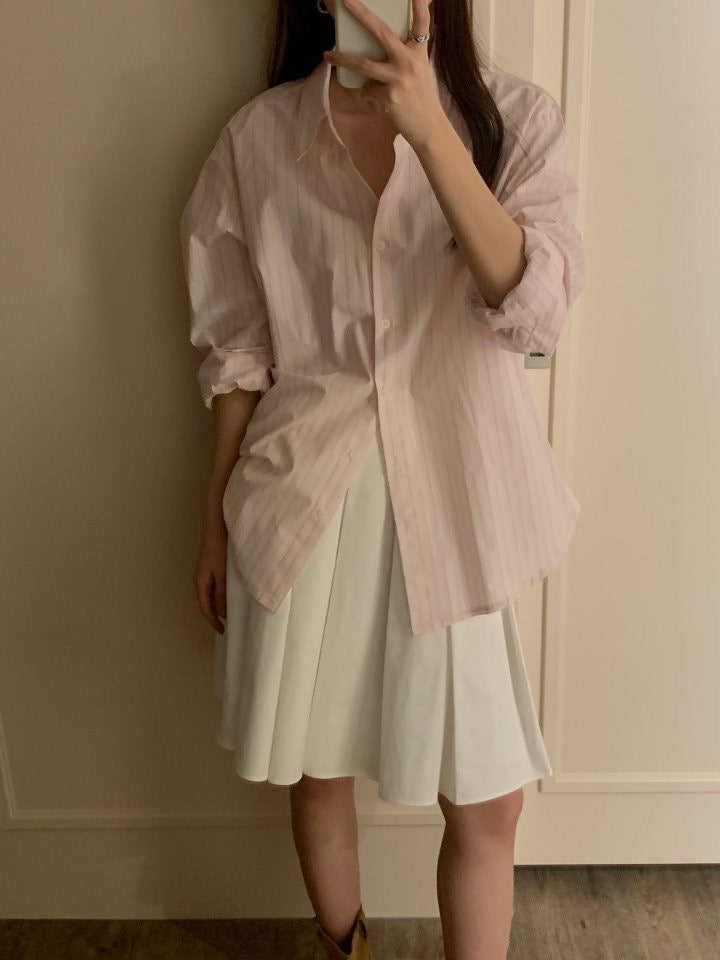 Over Striped Shirt