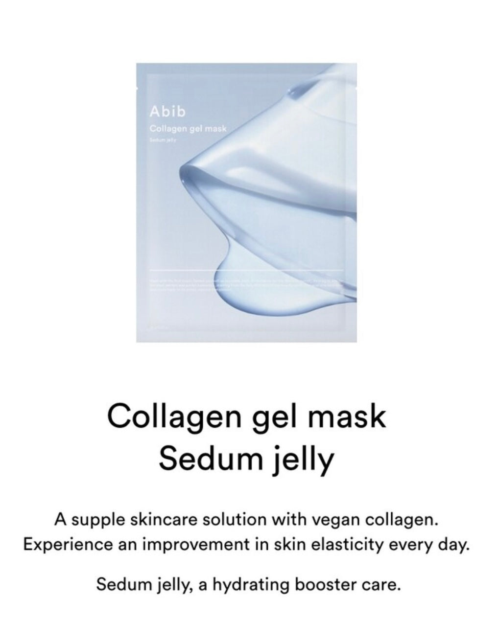 [ Abib ]  Collagen Gel Mask Sheet Sedum Jelly 1P