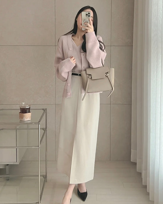 Janet Cardigan Set