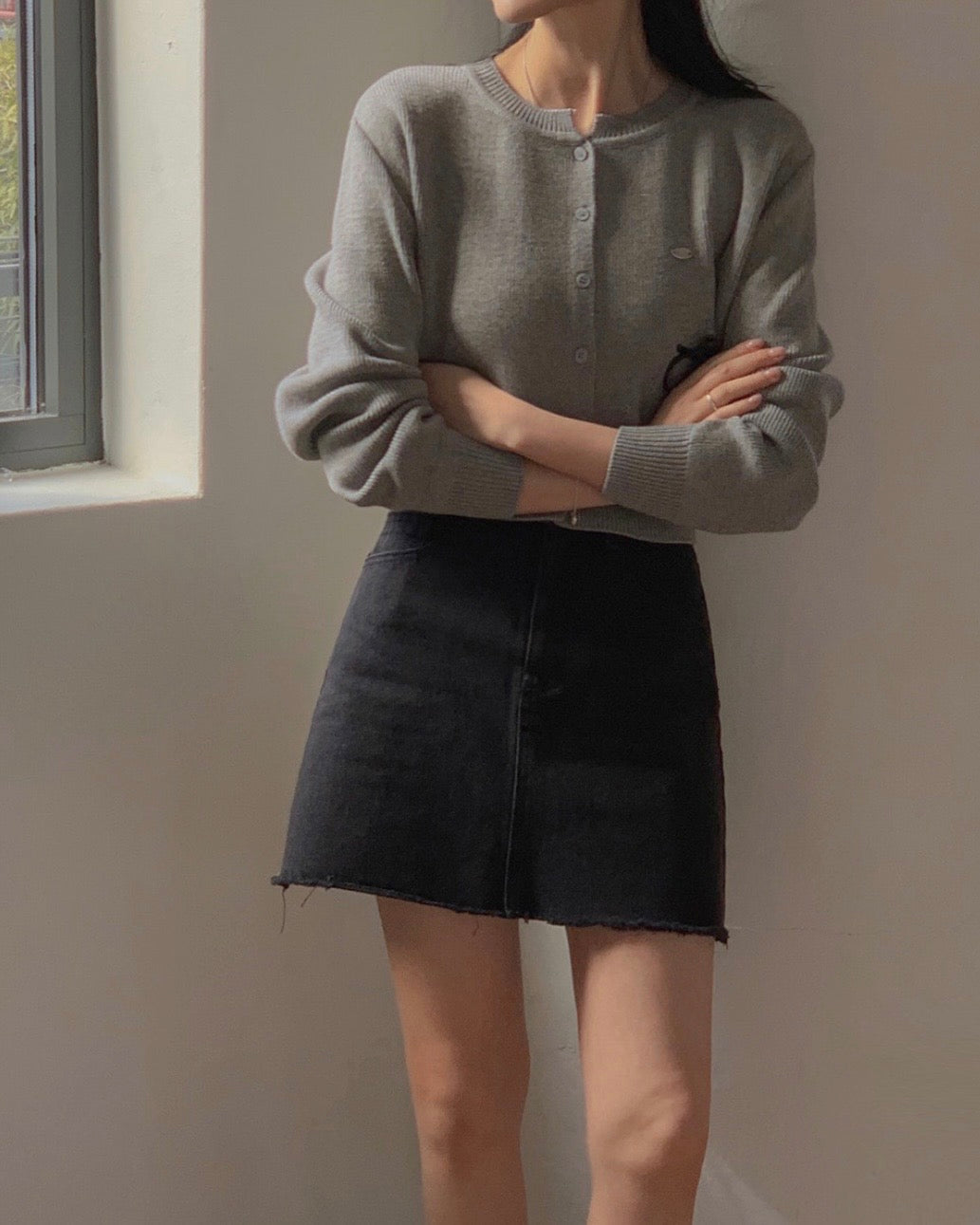 Daily Metal Charm Cardigan