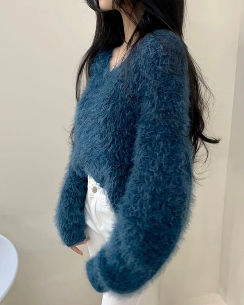 Eva V-Neck Knit Top
