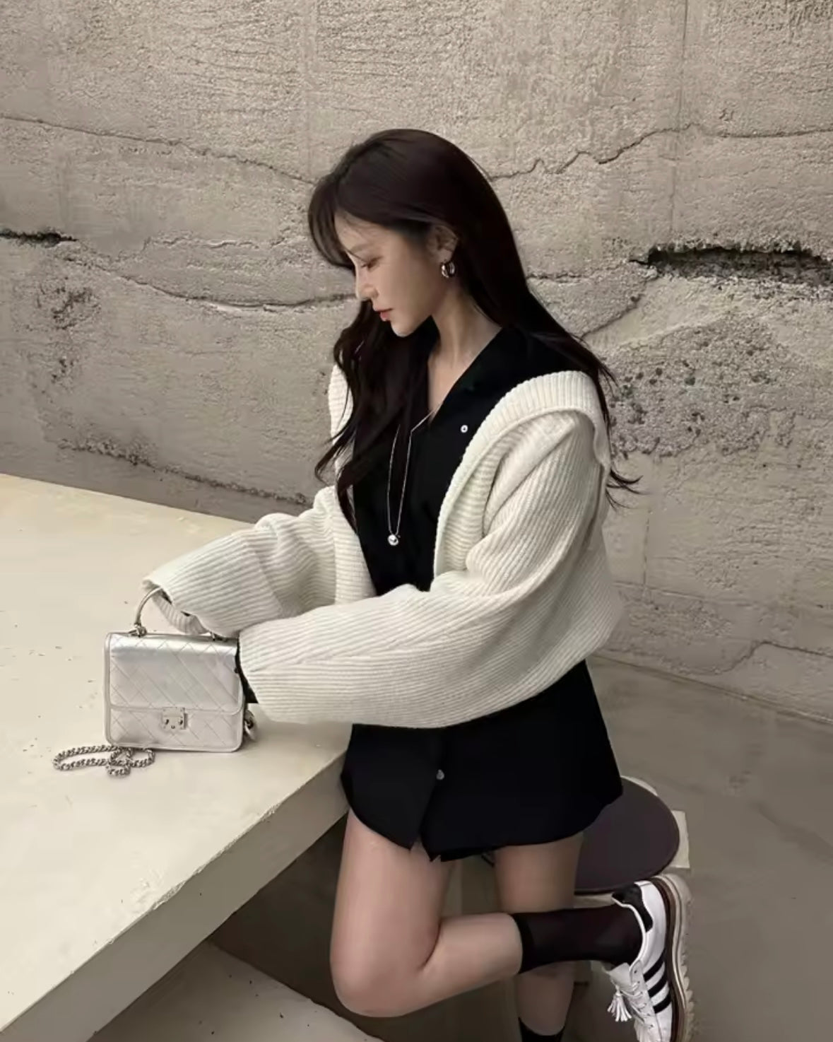 Layered Skirt Shirt Dress