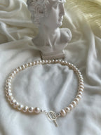 Silver Ugly Freshwater Pearl Necklace