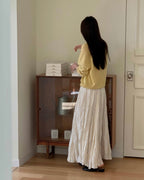 Shy Pleats Maxi Skirt