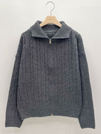 Pepper Knit Zip-Up