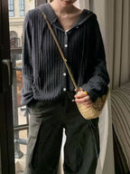 Egg Hoodie Cardigan