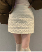 Heart Quilted Baning Skirt