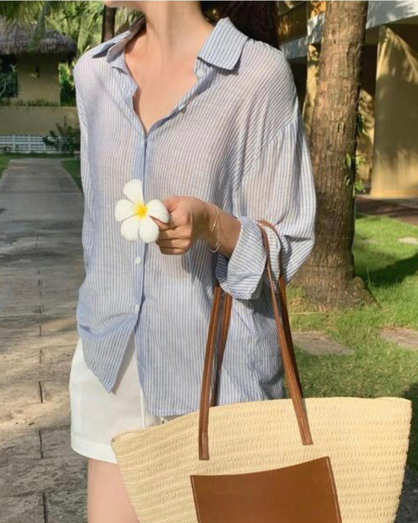 Heaven Back Ribbon Shirt