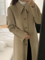 Vin 90% Wool Coat with Padded Vest