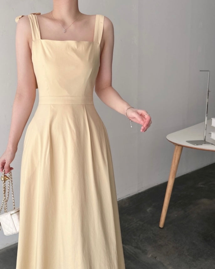 One Ribbon Long Dress