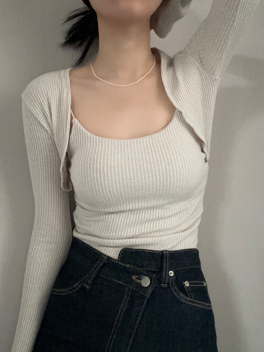 Bolero Padded Camisole Set