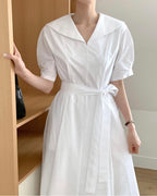 Sailor Cotton Dress