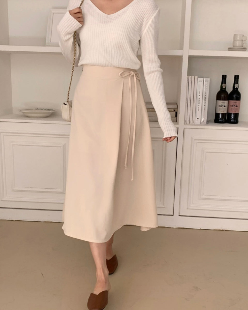 Mimi Ribbon Banding Skirt
