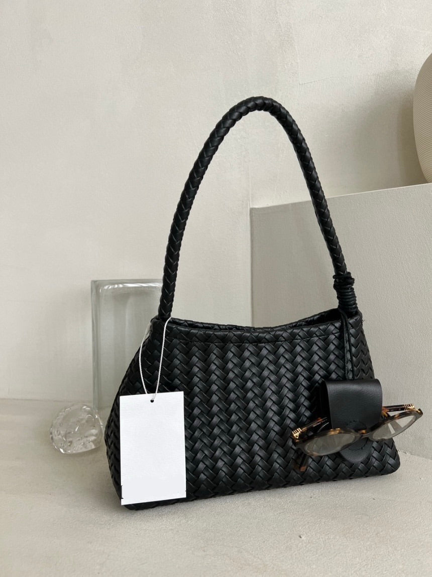 Nola Woven Curve Bag (+Pouch)